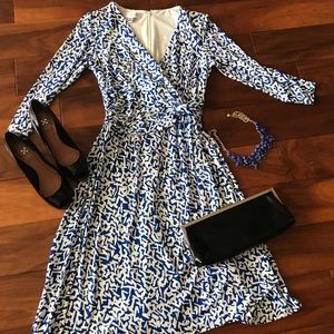 Maggy London 4P Faux Wrap Dress